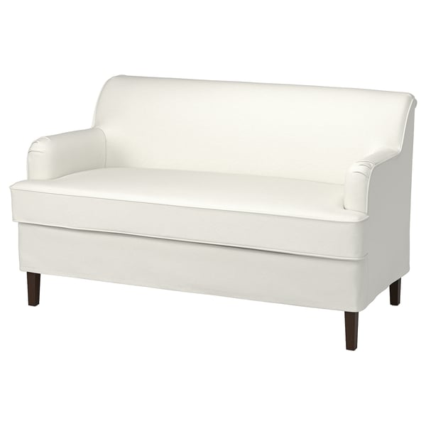 ROCKSJÖN - 2-seater sofa cover, Blekinge white