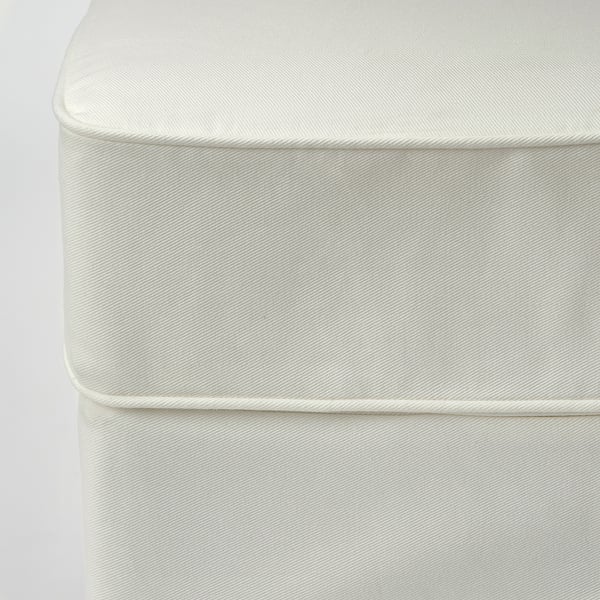 ROCKSJÖN footstool, Blekinge white, 53x53 cm