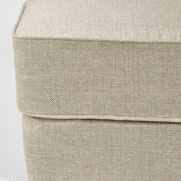 Ikea ROCKSJÖN - Footstool, Kilanda light beige