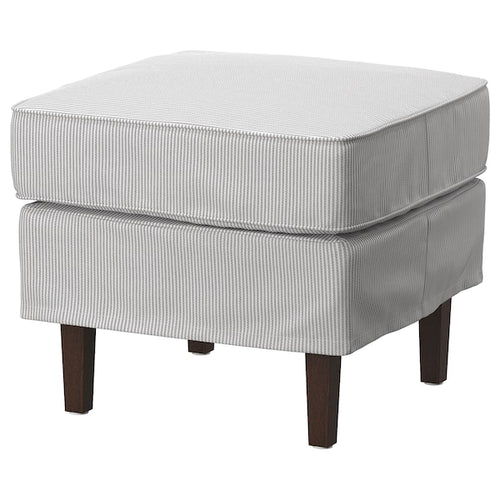 ROCKSJÖN - Footstool, Klovsta grey/white