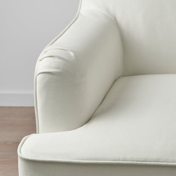 ROCKSJÖN armchair, Blekinge white, 50x20x78 cm