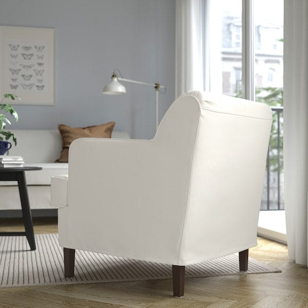 Ikea ROCKSJÖN - Armchair, Blekinge white
