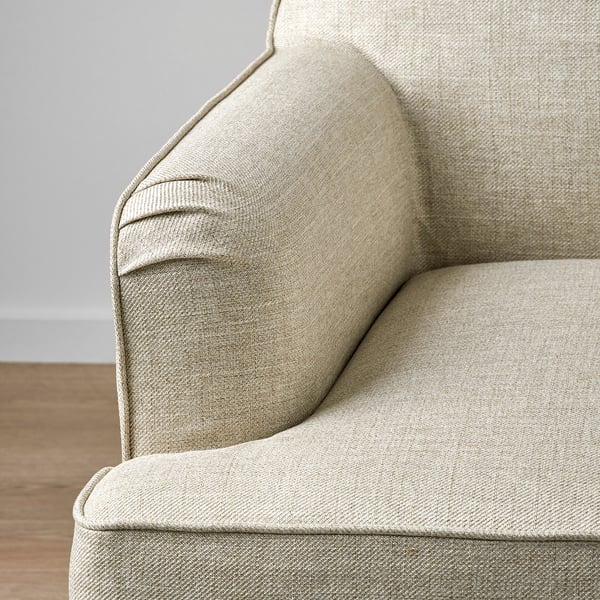 ROCKSJÖN armchair, Kilanda light beige, 76x80x78 cm