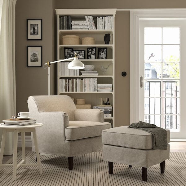 Ikea ROCKSJÖN - Armchair, Kilanda light beige