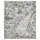 RODGERSIA - RODGERSIA Flat sheet, grey/white, 150x260 cm