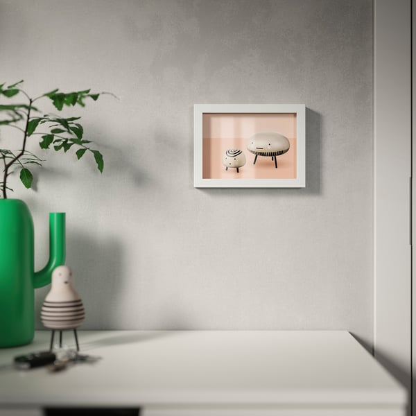 RÖDALM - RÖDALM Frame, white, 13x18 cm
