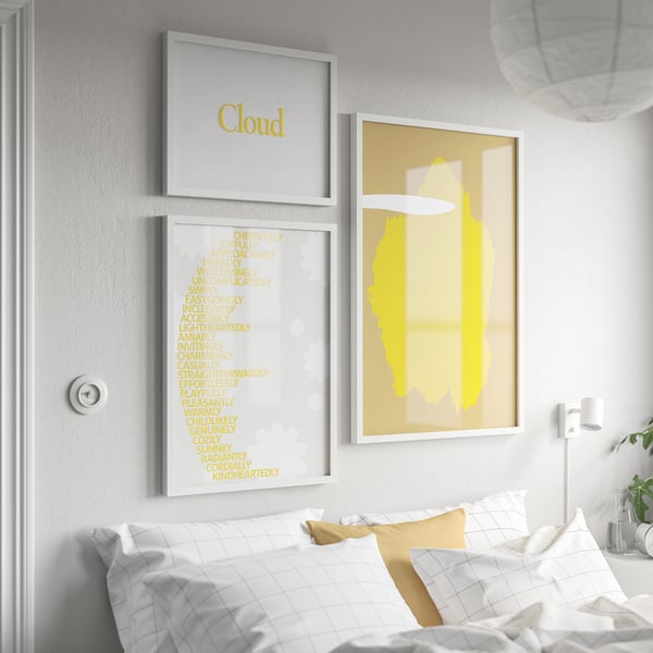 RÖDALM frame, white, 40x50 cm