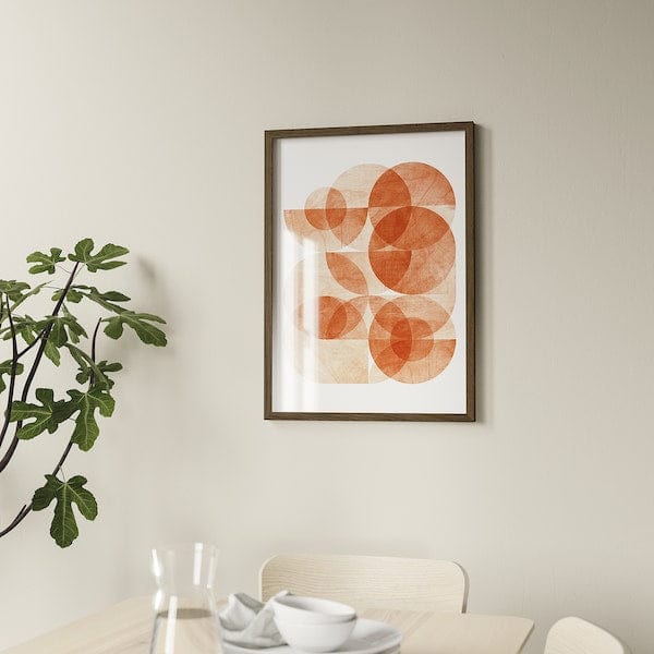 Ikea RÖDALM - Frame and poster, abstract XII,50x70 cm