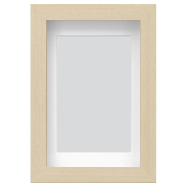 RÖDALM - Frame, birch effect, 10x15 cm