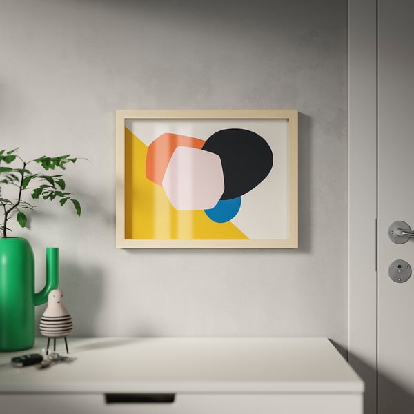 RÖDALM - RÖDALM Frame, birch effect, 30x40 cm