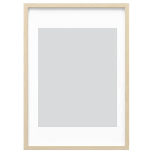 RÖDALM - RÖDALM Frame, birch effect, 50x70 cm