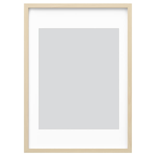 RÖDALM - RÖDALM Frame, birch effect, 50x70 cm