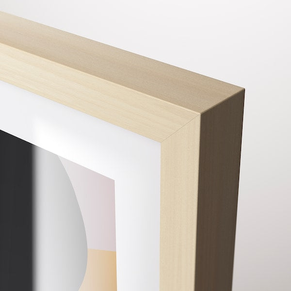 RÖDALM - Frame, birch effect,70x100 cm