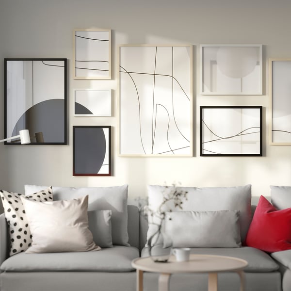 RÖDALM - RÖDALM Frame, birch effect, 50x70 cm