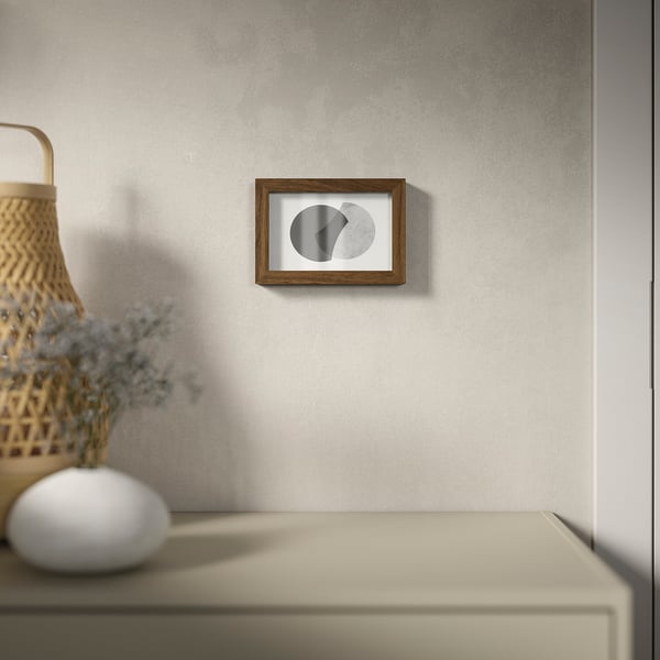 RÖDALM frame, walnut effect, 10x15 cm