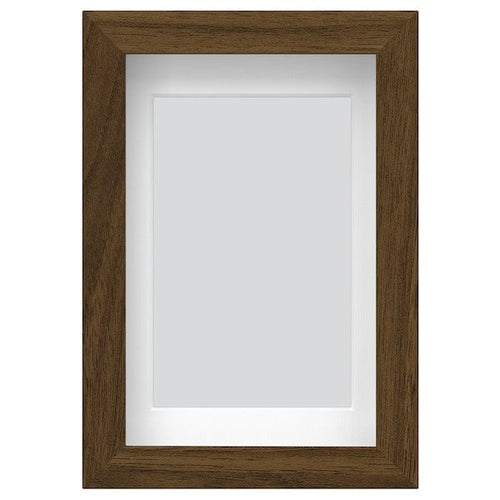 RÖDALM - RÖDALM Frame, walnut effect, 10x15 cm