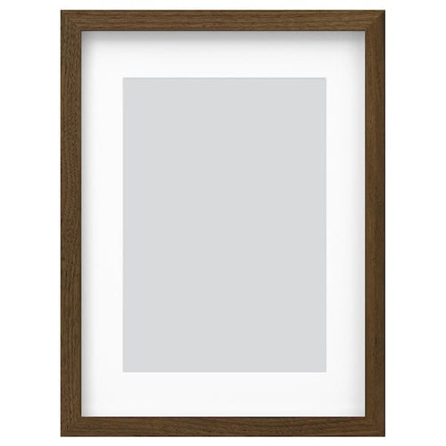 RÖDALM - RÖDALM Frame, walnut effect, 30x40 cm