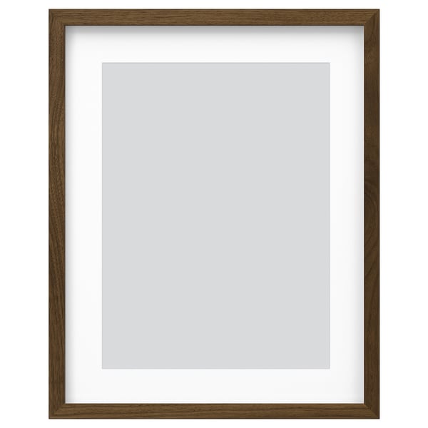 RÖDALM frame, walnut effect, 40x50 cm