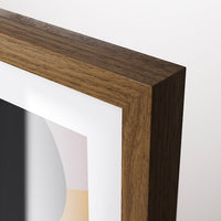 RÖDALM - Frame, walnut effect, 30x40 cm
