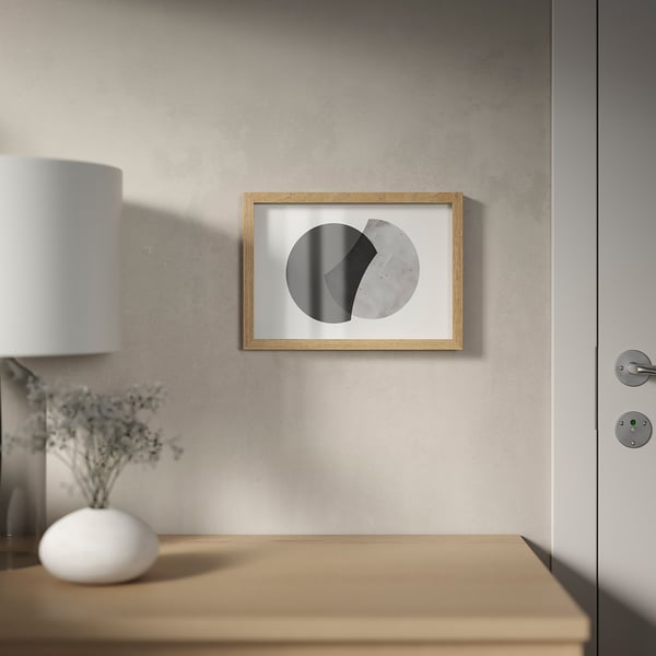 RÖDALM frame, oak effect, 21x30 cm