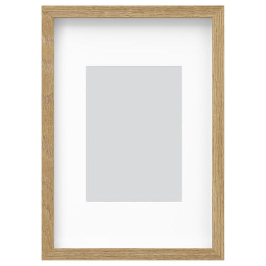 RÖDALM - Frame, oak effect, 21x30 cm