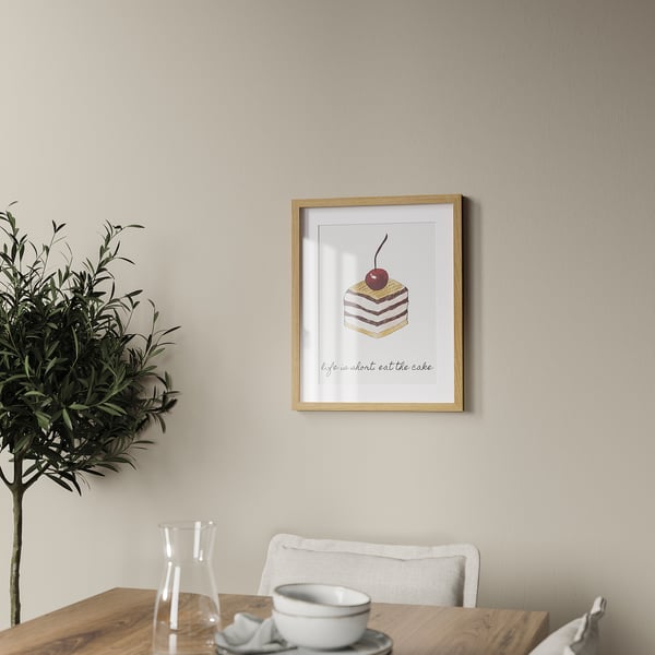 RÖDALM frame, oak effect, 40x50 cm