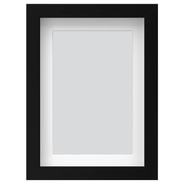RÖDALM - Frame, black, 13x18 cm