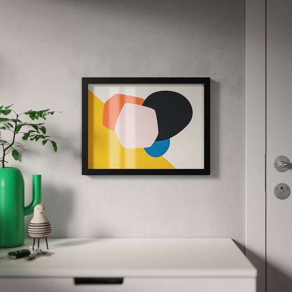 RÖDALM frame, black, 30x40 cm