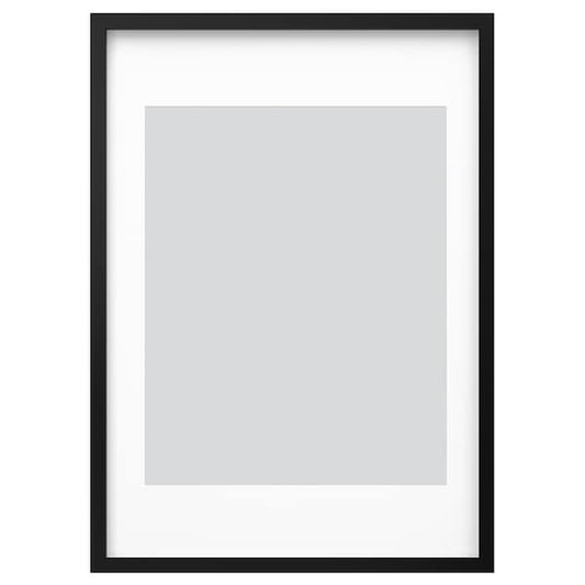 RÖDALM - Frame, black, 50x70 cm