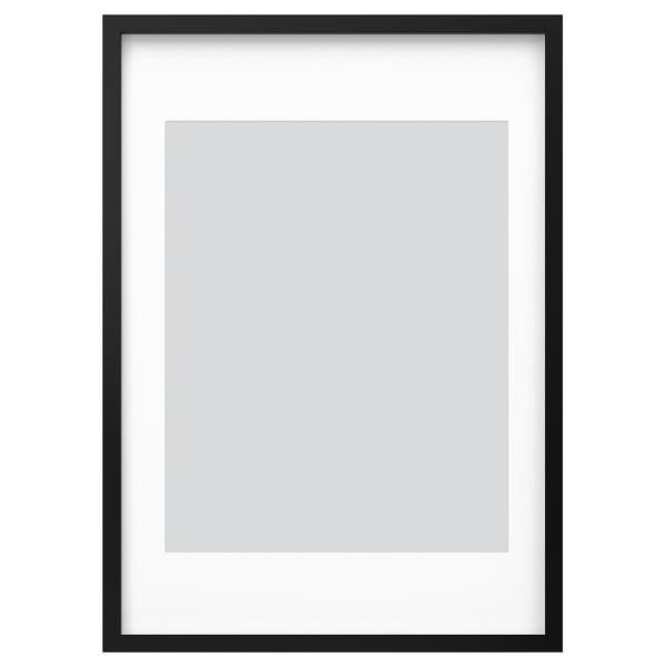 RÖDALM - RÖDALM Frame, black, 50x70 cm