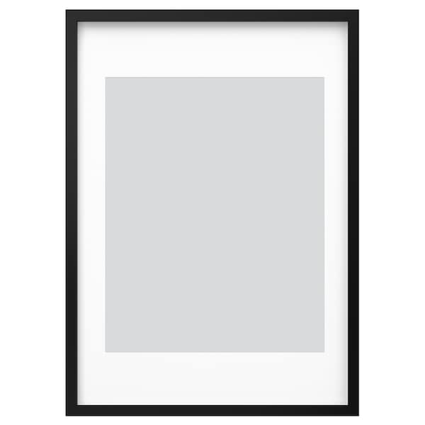 RÖDALM - Frame, black, 50x70 cm