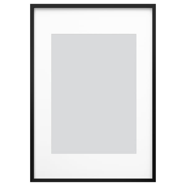 RÖDALM frame, black, 70x100 cm