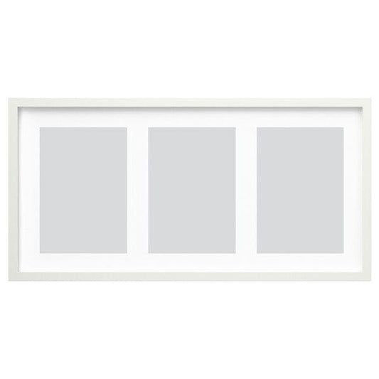 Ikea RÖDALM - Frame for 3 pictures, white, 81x40 cm