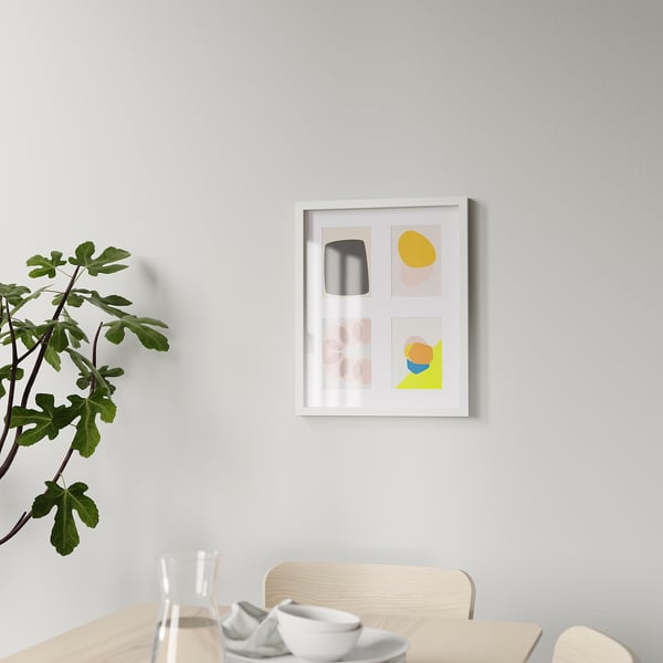 RÖDALM - RÖDALM Frame for 4 pictures, white, 40x50 cm