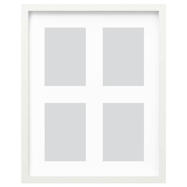 RÖDALM - Frame for 4 photos, white,40x50 cm