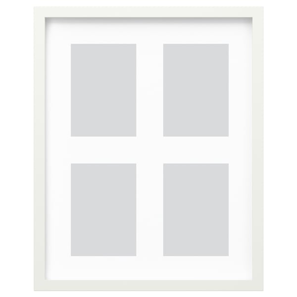 RÖDALM - RÖDALM Frame for 4 pictures, white, 40x50 cm