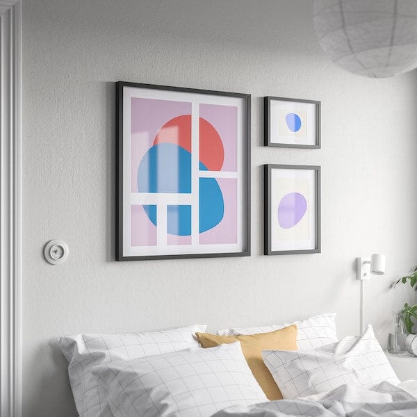 Ikea RÖDALM - Frame for 5 pictures, black, 64x71 cm