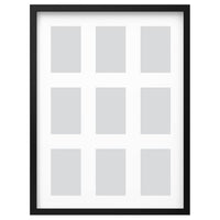 RÖDALM - Frame for 9 pictures, black, 46x61 cm