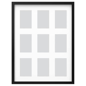 Ikea RÖDALM - Frame for 9 pictures, black, 46x61 cm