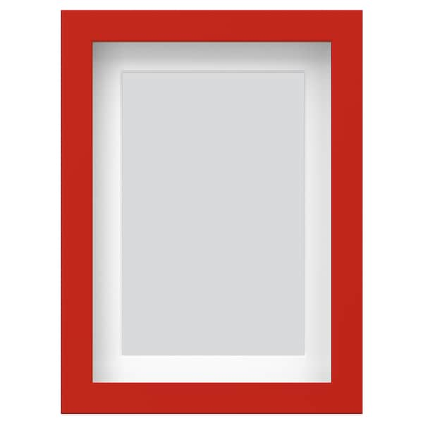 RÖDALM - Frame, red, 13x18 cm