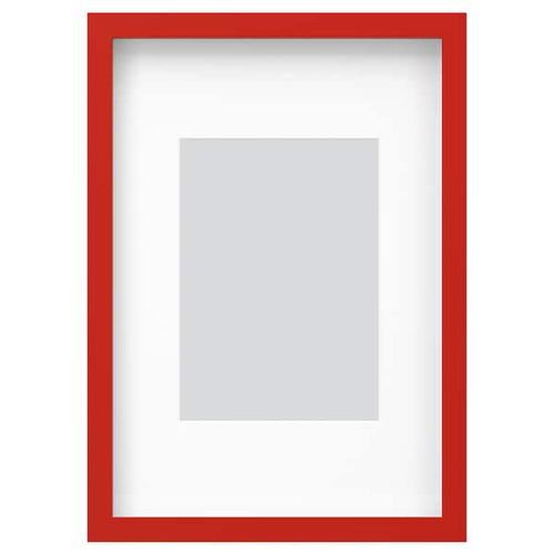 RÖDALM - RÖDALM Frame, red, 21x30 cm