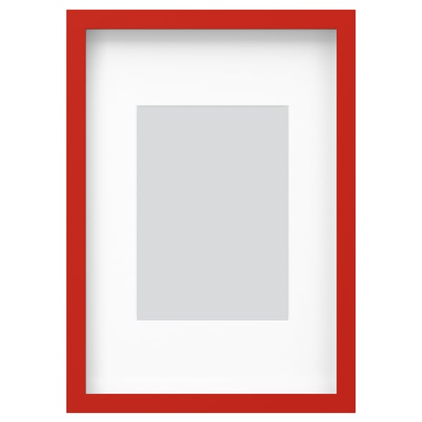 RÖDALM - RÖDALM Frame, red, 21x30 cm