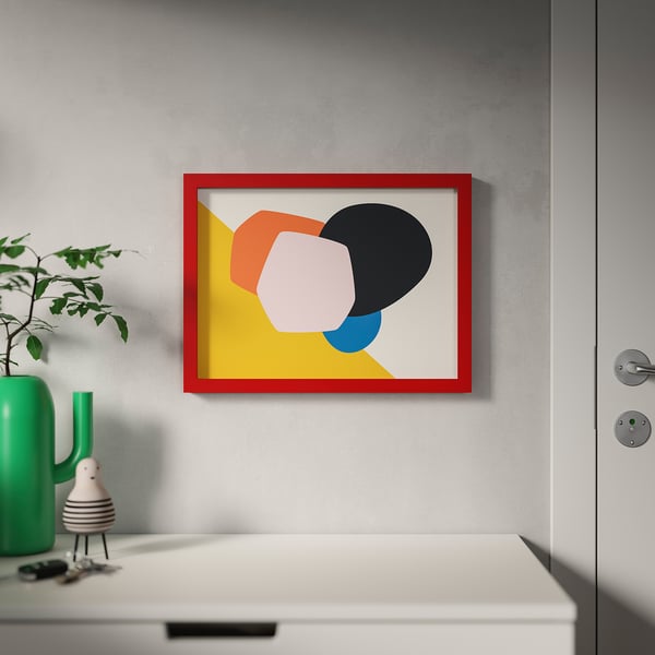 RÖDALM frame, red, 30x40 cm