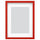 RÖDALM - RÖDALM Frame, red, 30x40 cm