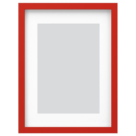 RÖDALM - Frame, red, 30x40 cm