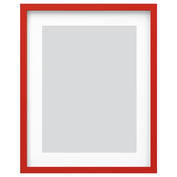 RÖDALM - Frame, red, 40x50 cm