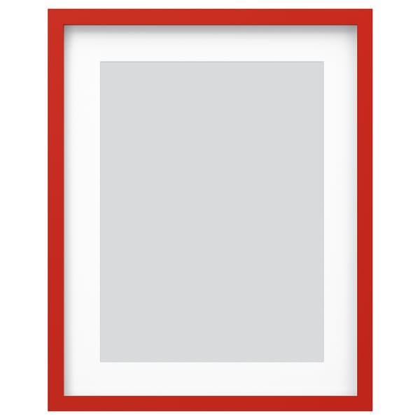 RÖDALM - RÖDALM Frame, red, 40x50 cm