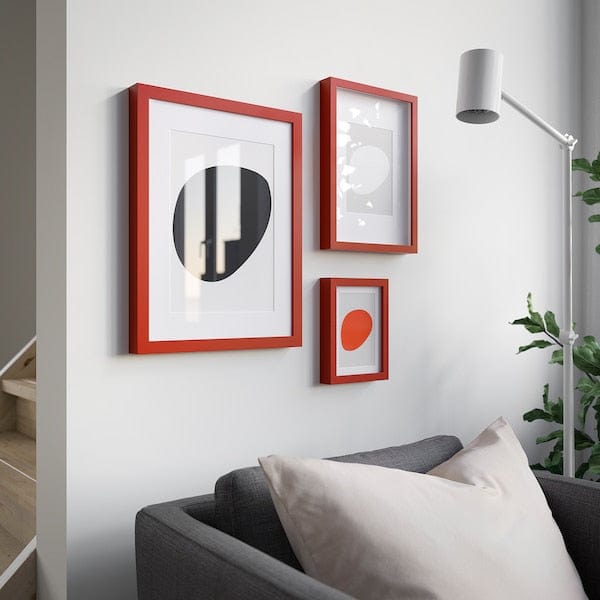 Ikea RÖDALM - Frame, red, 21x30 cm