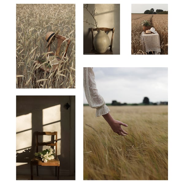 RÖDALM poster, set of 5, golden moments