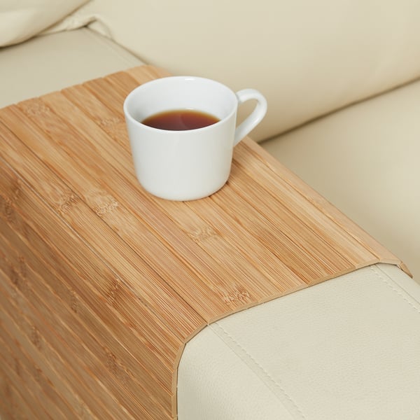 RÖDEBY armrest tray, bamboo, 65 cm